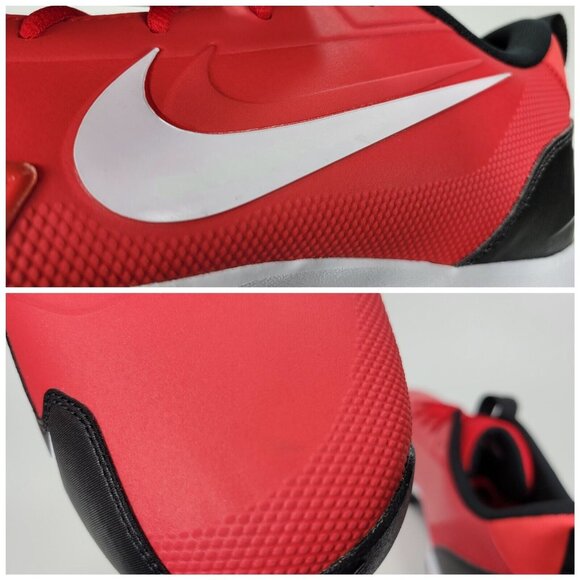 Nike Force Trout 9 Keystone Molded Baseball Cleats Mens 13 Red Black FB9728-600 - Picture 7 of 10